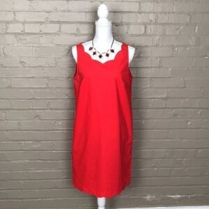 Heyton Scalloped Edge Coral Dress NWT Sz 2 Women